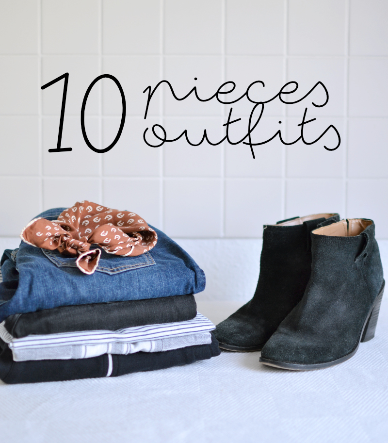 At Least 10 Pieces 10 Outfits My Capsule Wardrobe Experiment