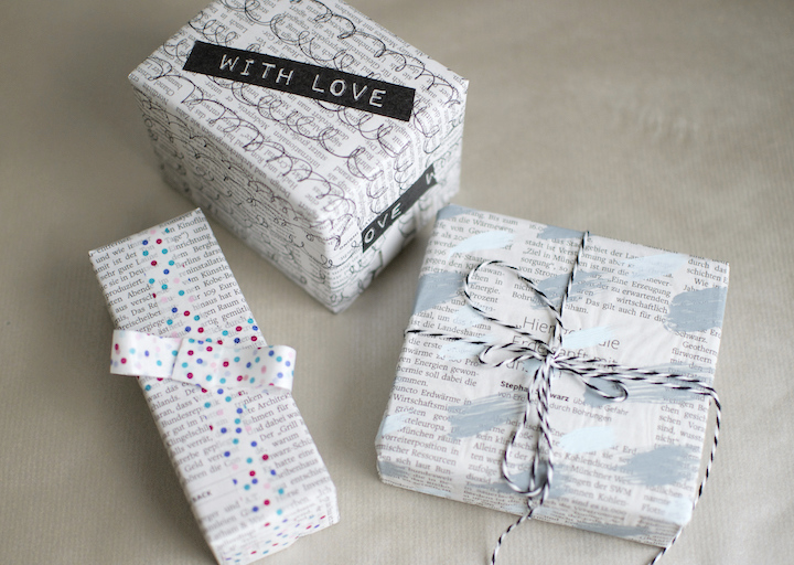 Geschenke kreativ mit Stoff verpacken: Furoshiki & DIY Geschenkband.